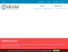 Tablet Screenshot of cisgaz.ro